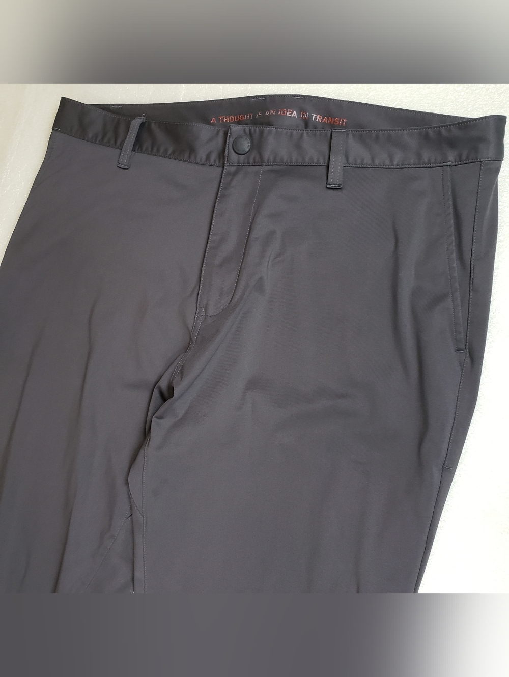 Rhone Commuter Joggers Men's 34x30 Gray Tapered Technical Pants 100151